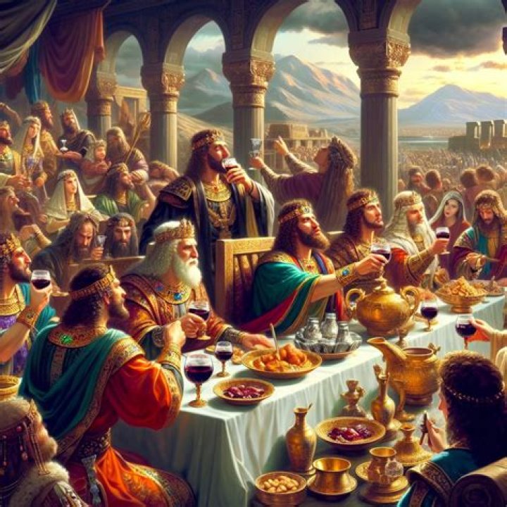 Why did belshazzar have a feast?