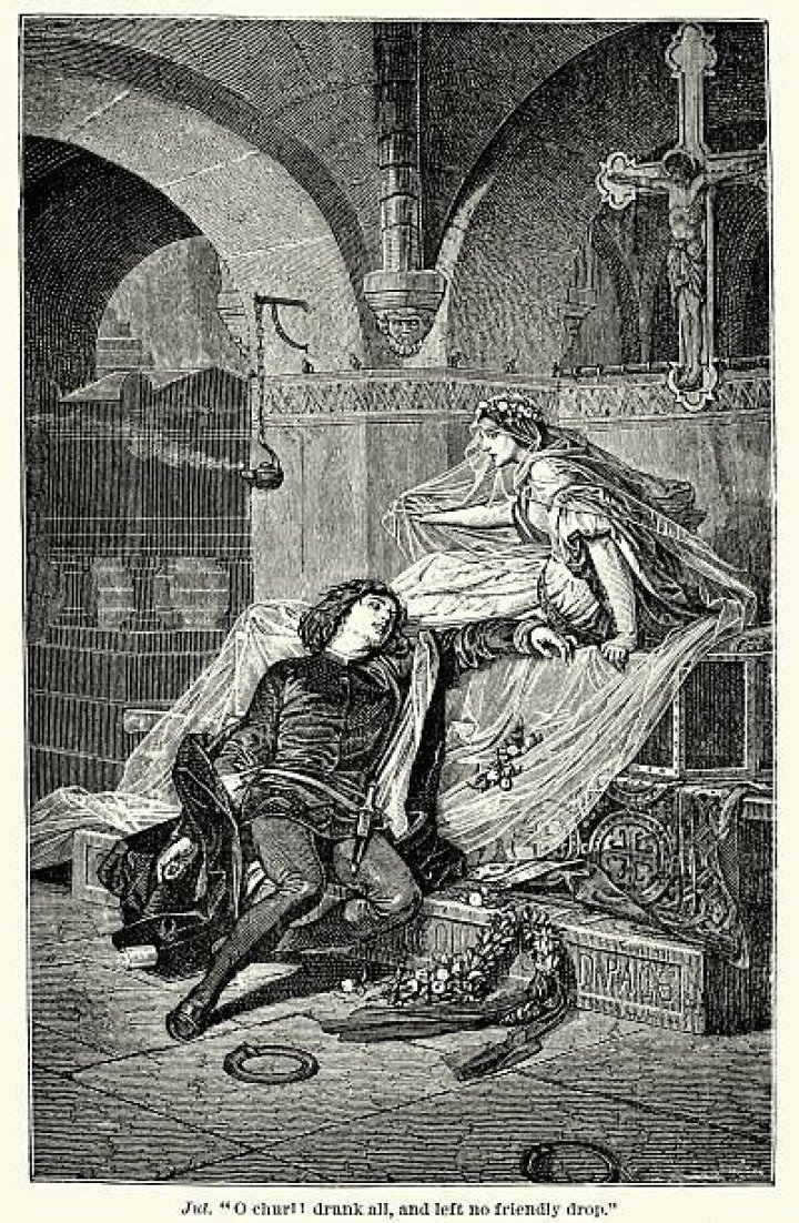 Why does juliet call romeo a churl?