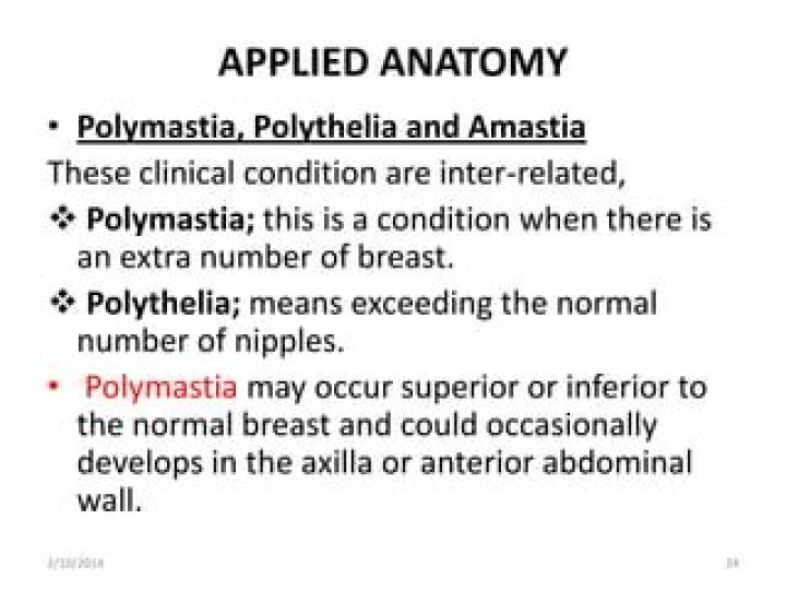 Why does polymastia occur?