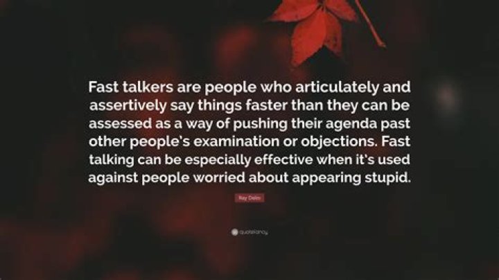 Why fast talkers are regarded as more competent?