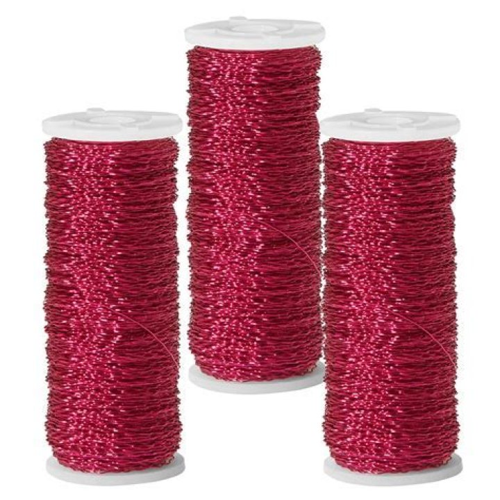 Why is bullion wire used in floral design?