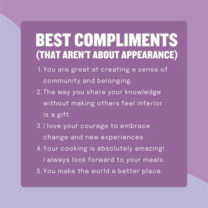 Why is complimenting important?
