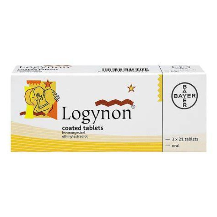 Why is logynon tablets different colours?