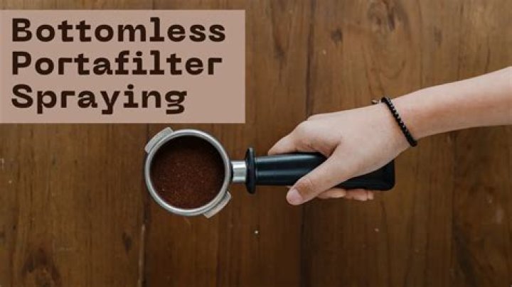 Why is my bottomless portafilter spraying?