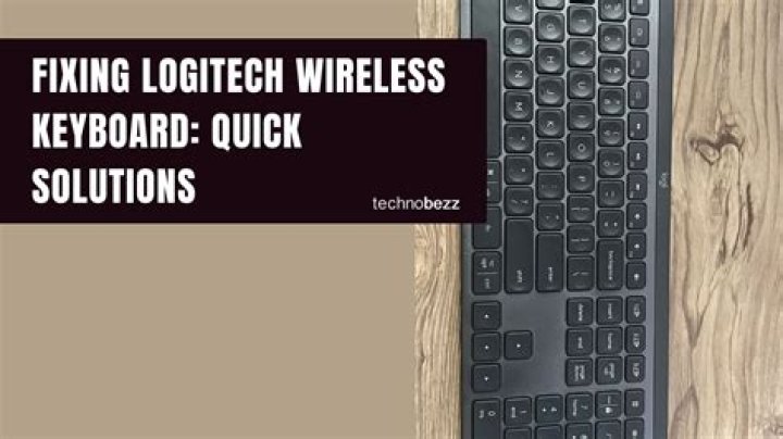 Why logitech keyboard not working?