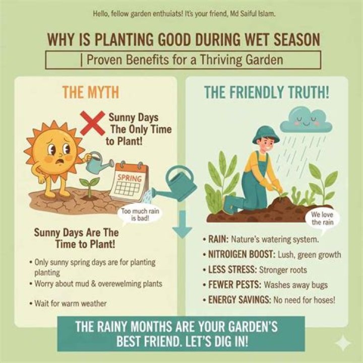 Why planting is good during wet season?