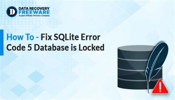 Why sqlite database is locked?