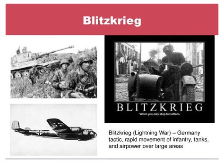 Why was blitzkrieg such a devastating form of warfare?