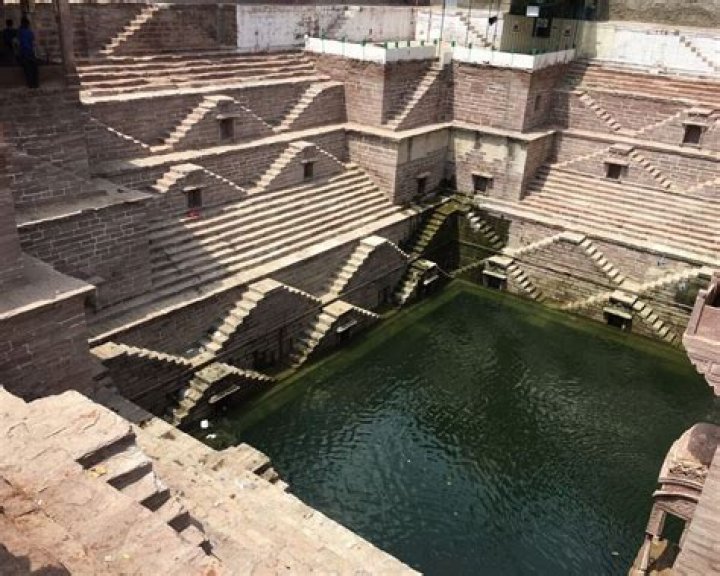 Why were stepwells constructed in olden days?