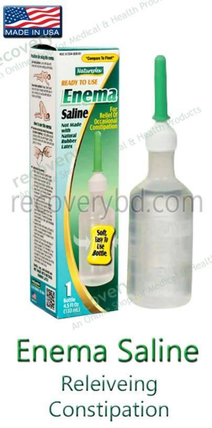 Will enema soften hard stool?