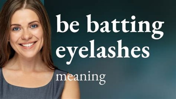 Would bat an eyelash meaning?